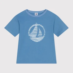 T-shirt a maniche corte in cotone con stampa