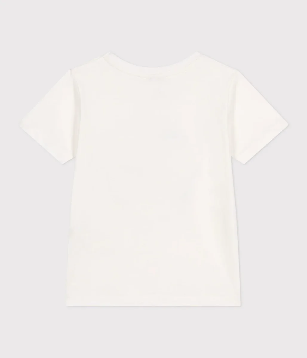 T-shirt a maniche corte in cotone con stampa bambino - immagine 3