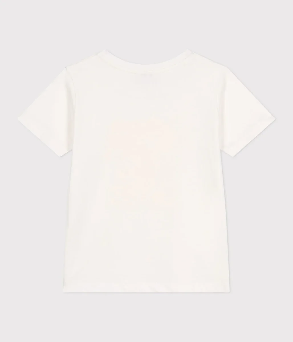 T-shirt a maniche corte in cotone con stampa bambino - immagine 3