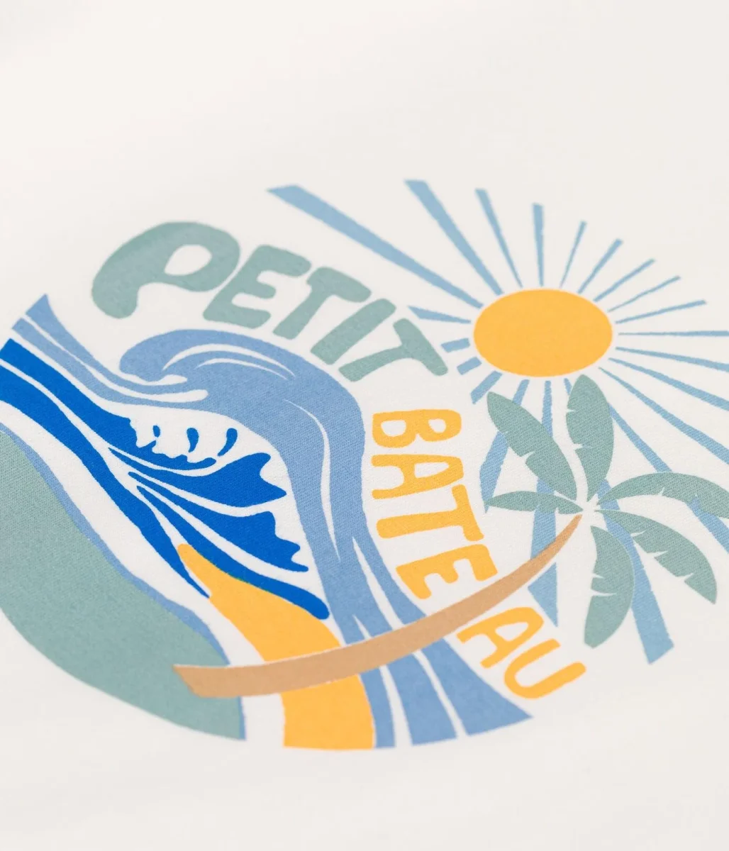 T-shirt a maniche corte in cotone con stampa bambino - immagine 6