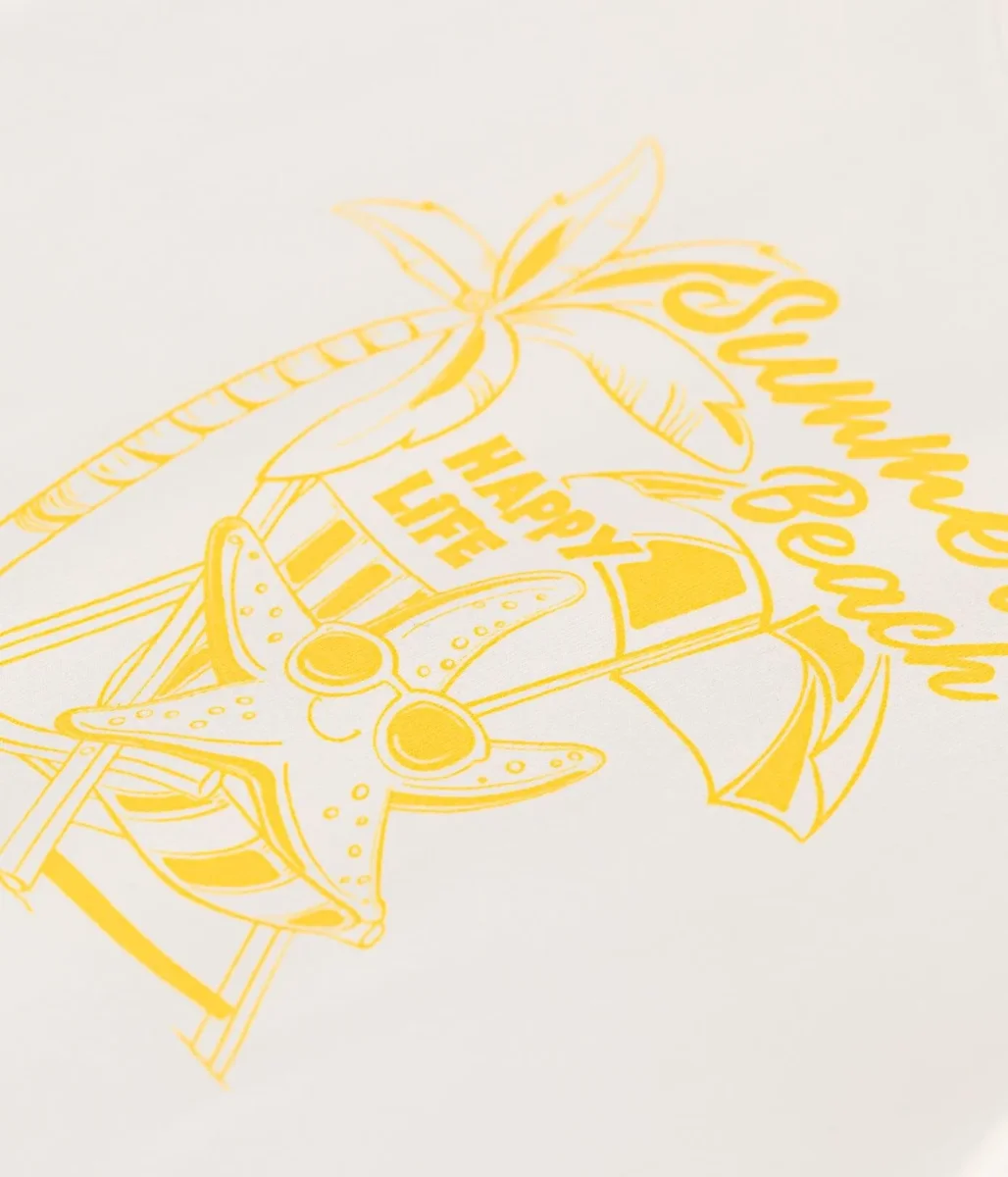 T-shirt a maniche corte in cotone con stampa bambino - immagine 6