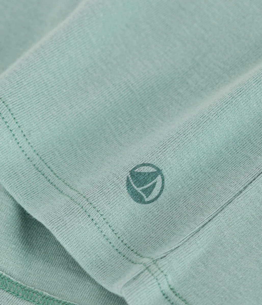 T-shirt a maniche corte in cotone tinta unita bambina - immagine 4