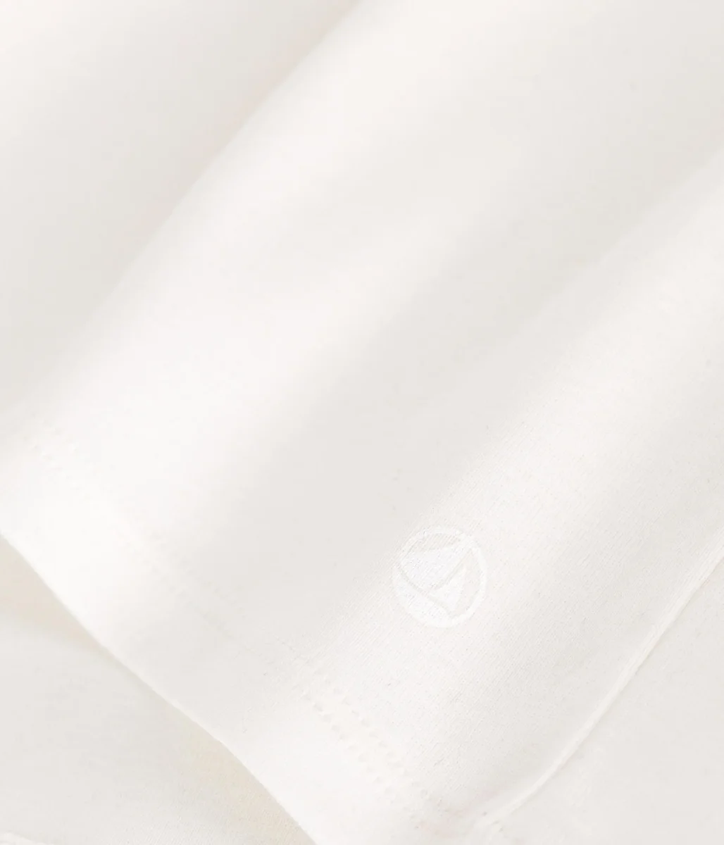 T-shirt a maniche corte in cotone tinta unita bambina - immagine 4