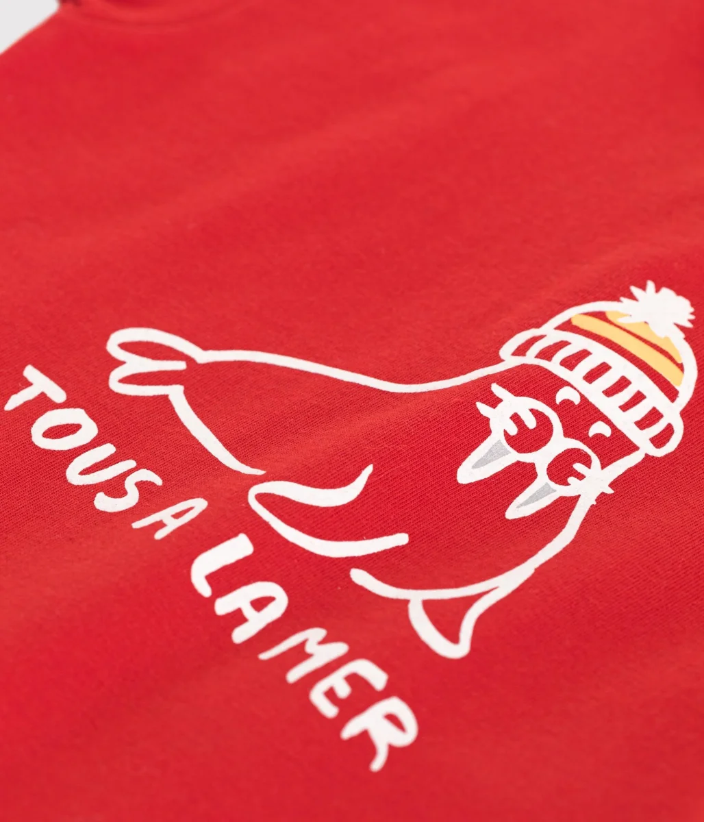 T-shirt a maniche corte in cotone tinta unita neonato - immagine 4