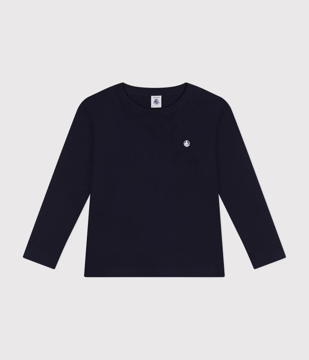 T-shirt a maniche lunghe a costine