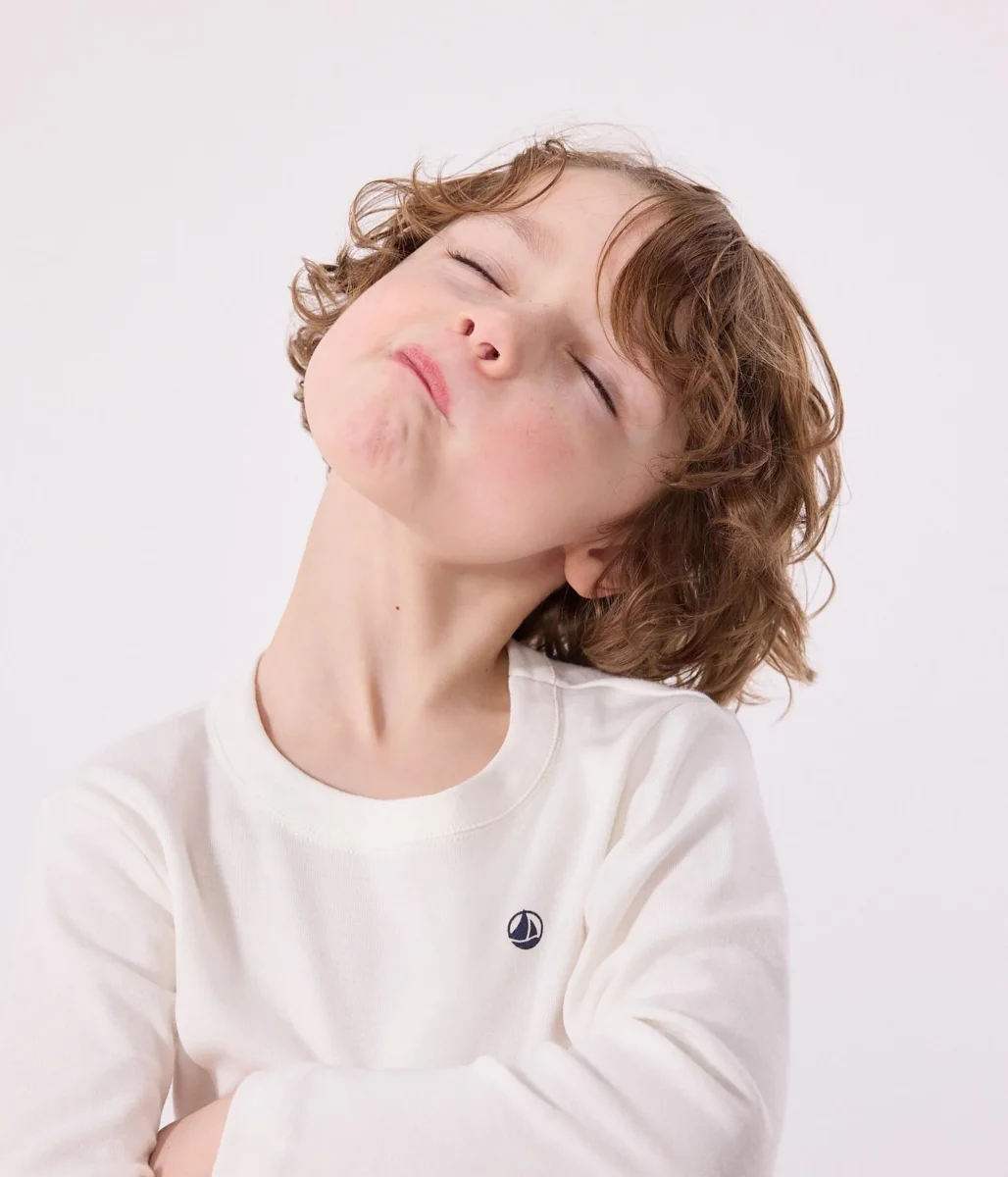 T-shirt a maniche lunghe a costine bambina/bambino - immagine 6