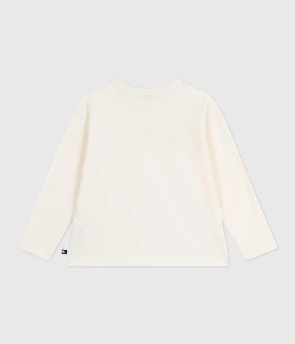 T-shirt a maniche lunghe in cotone con stampa bambina - immagine 6