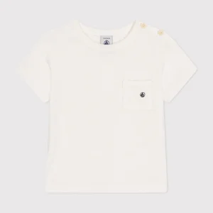 T-shirt bebè a maniche corte in jersey fiammato