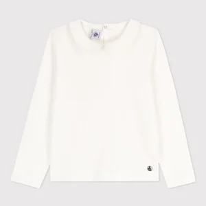 T-shirt maniche lunghe in cotone bambina