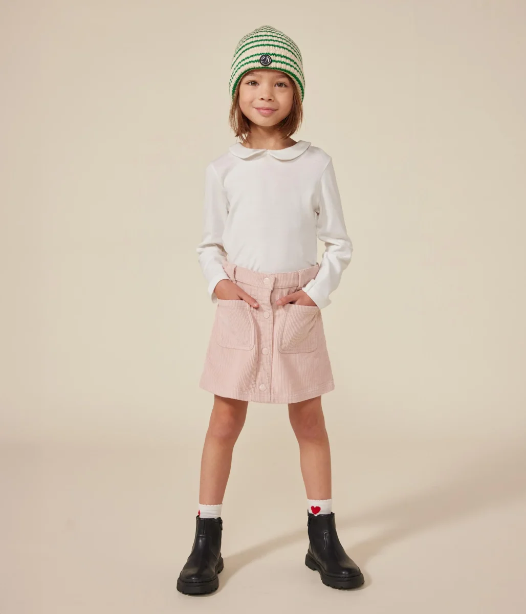 T-shirt maniche lunghe in cotone bambina - immagine 5