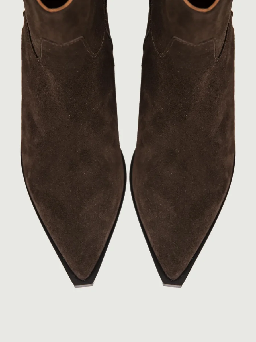 TEXANO IN CAMOSCIO CIOCCOLATO - immagine 5