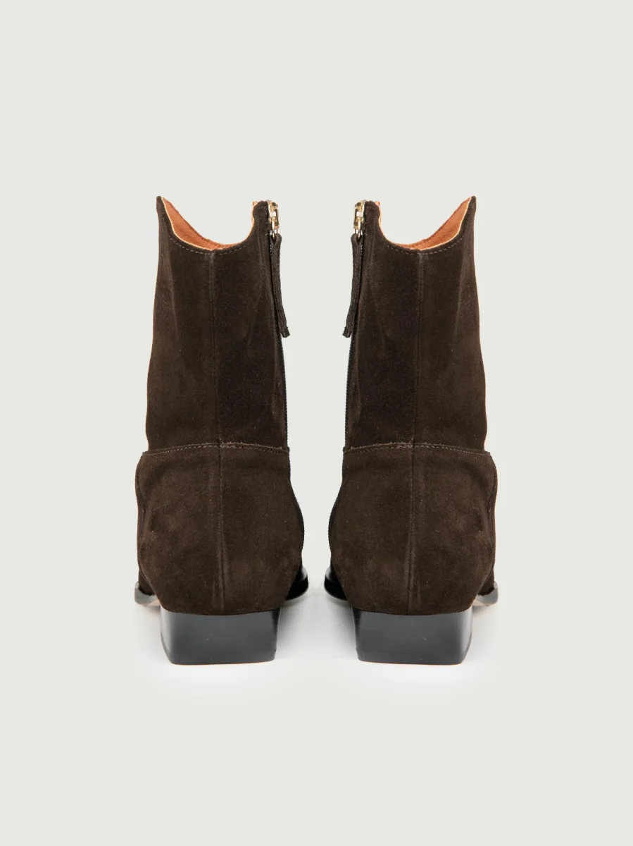 TEXANO IN CAMOSCIO CIOCCOLATO - immagine 4