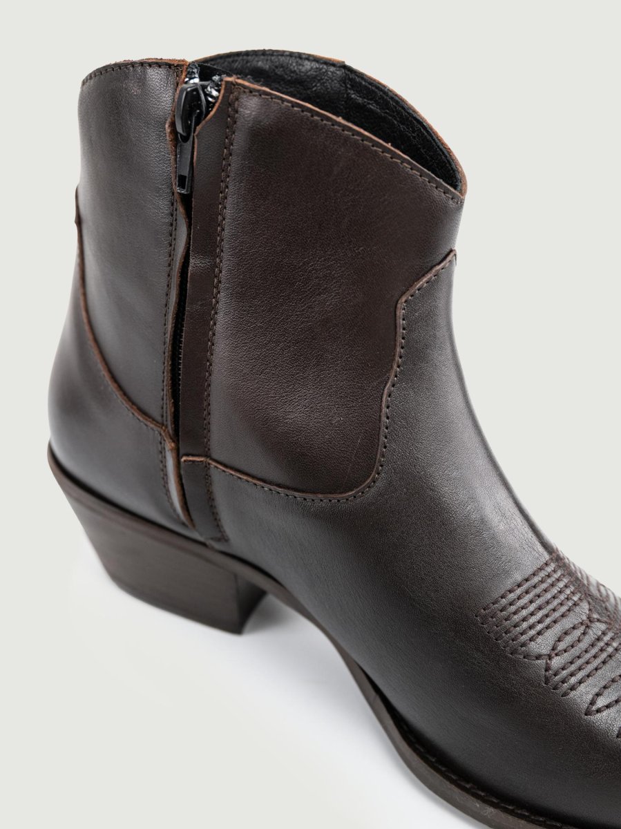 TEXANO IN PELLE TESTA MORO - immagine 6