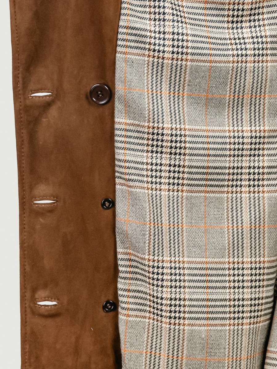 TRENCH LUNGO IN CAMOSCIO - immagine 7