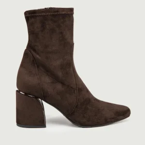 TRONCHETTO IN ALCANTARA TESTA MORO