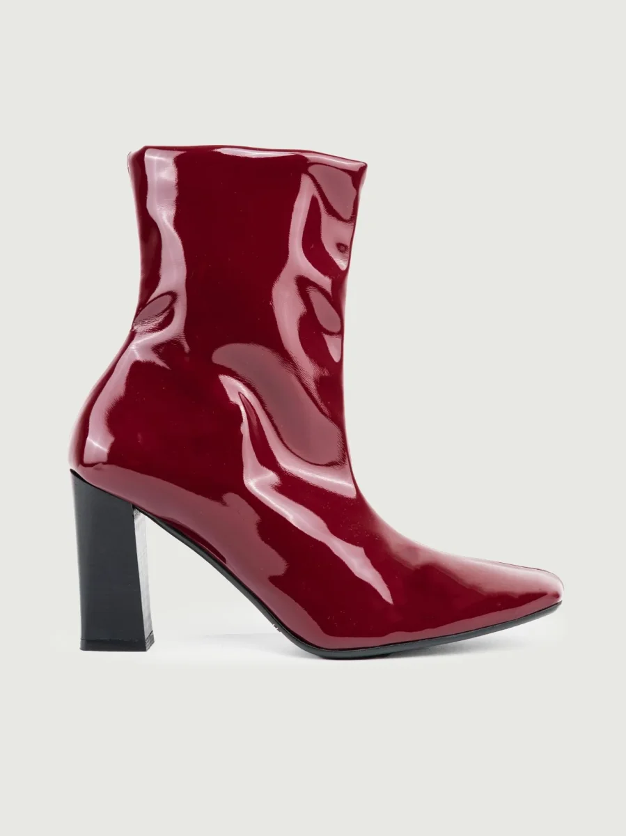 TRONCHETTO IN VERNICE BORDEAUX