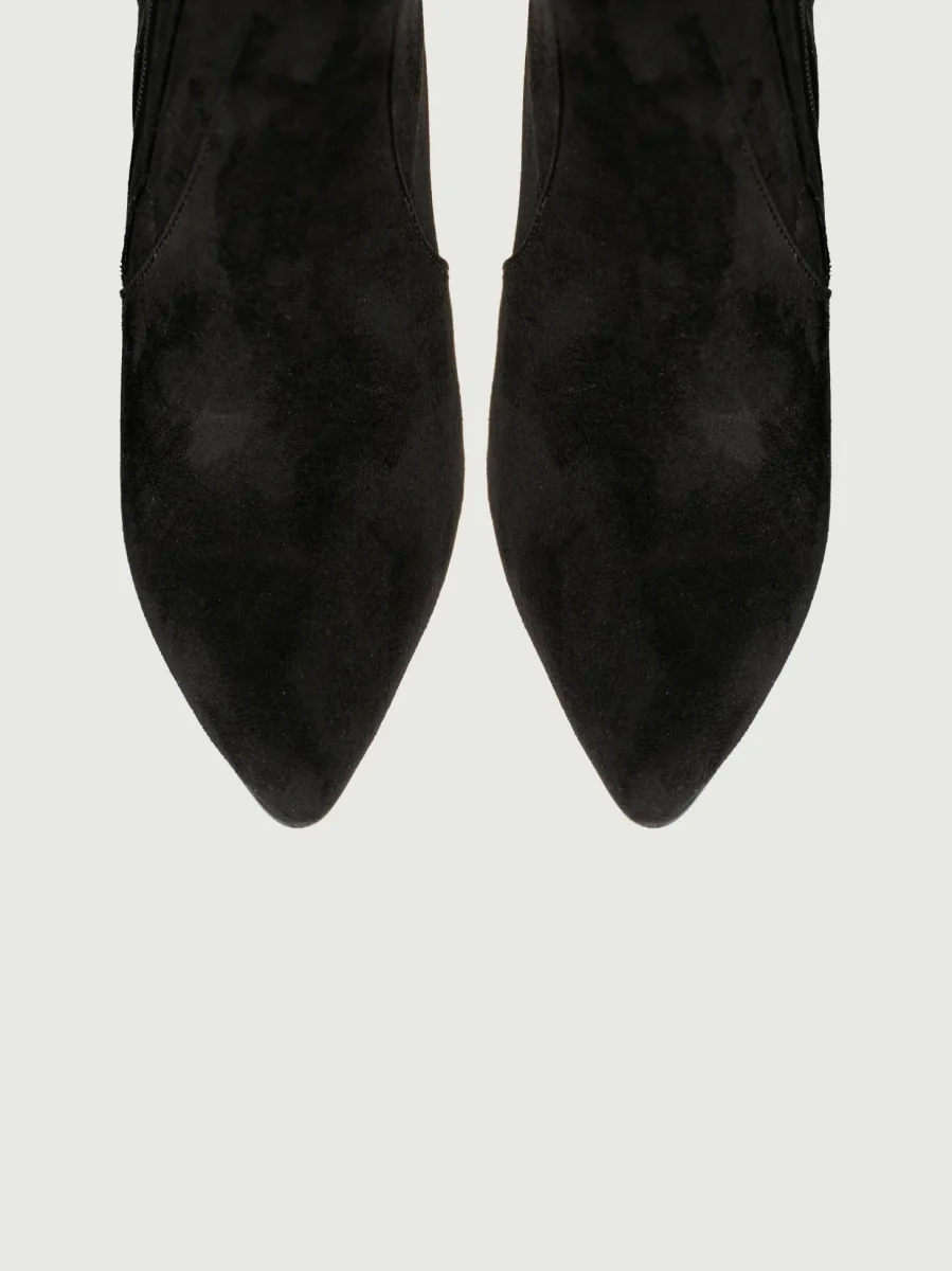 TRONCHETTO SCAMOSCIATO NERO - immagine 5