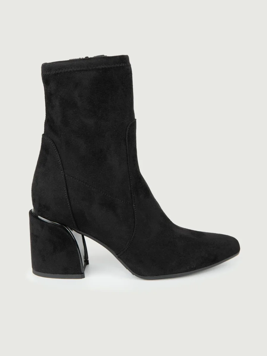 TRONCHETTO SCAMOSCIATO NERO