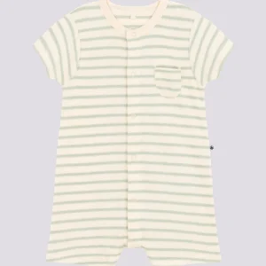 TUTINA CORTA A RIGHE BEBÈ IN SPUGNA BOUCLETTE