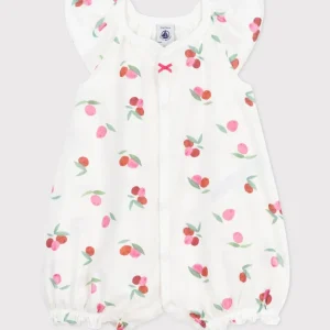 Tutina corta in cotone con frutti bebè