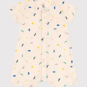 Tutina in popeline bebè con stampa