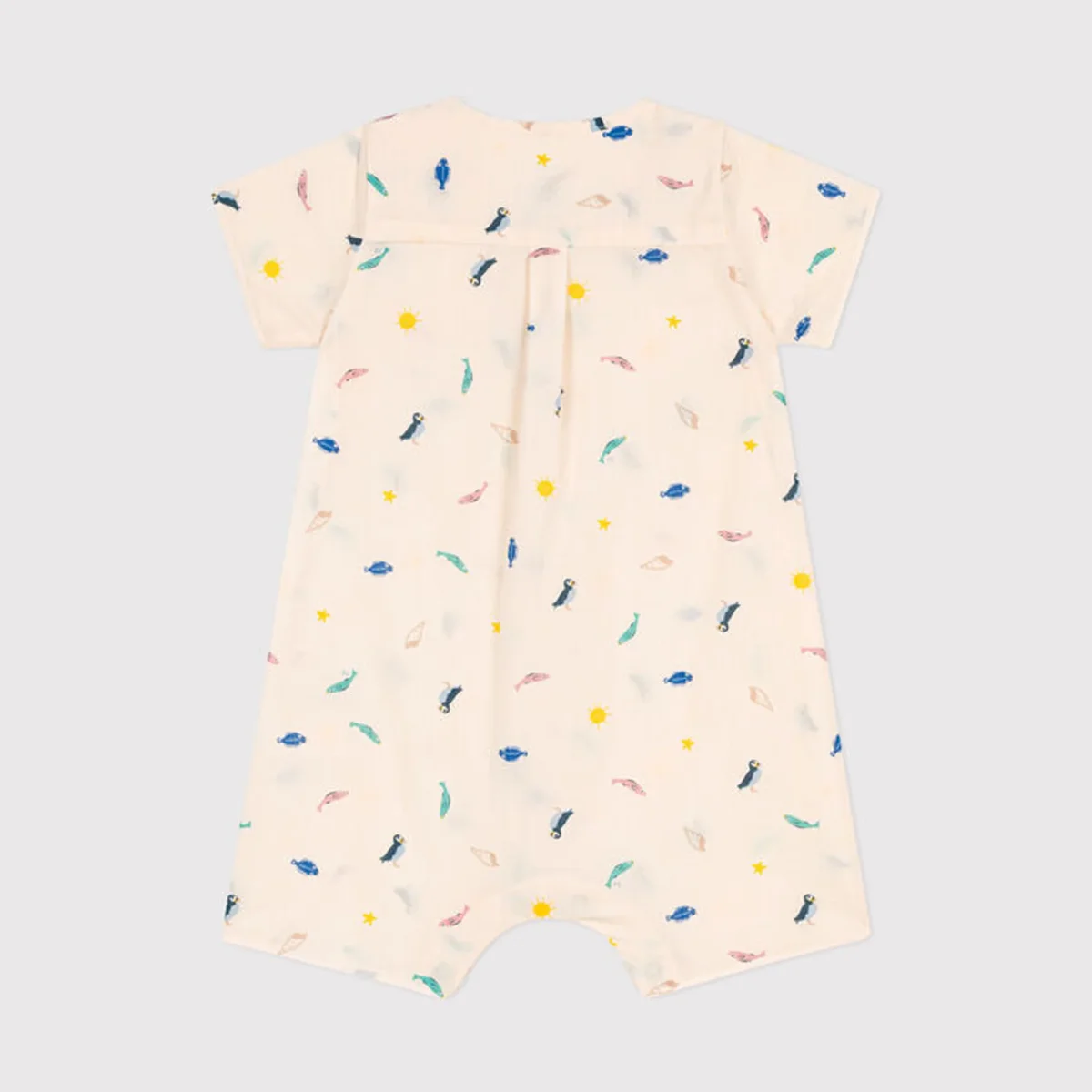Tutina in popeline bebè con stampa - immagine 3