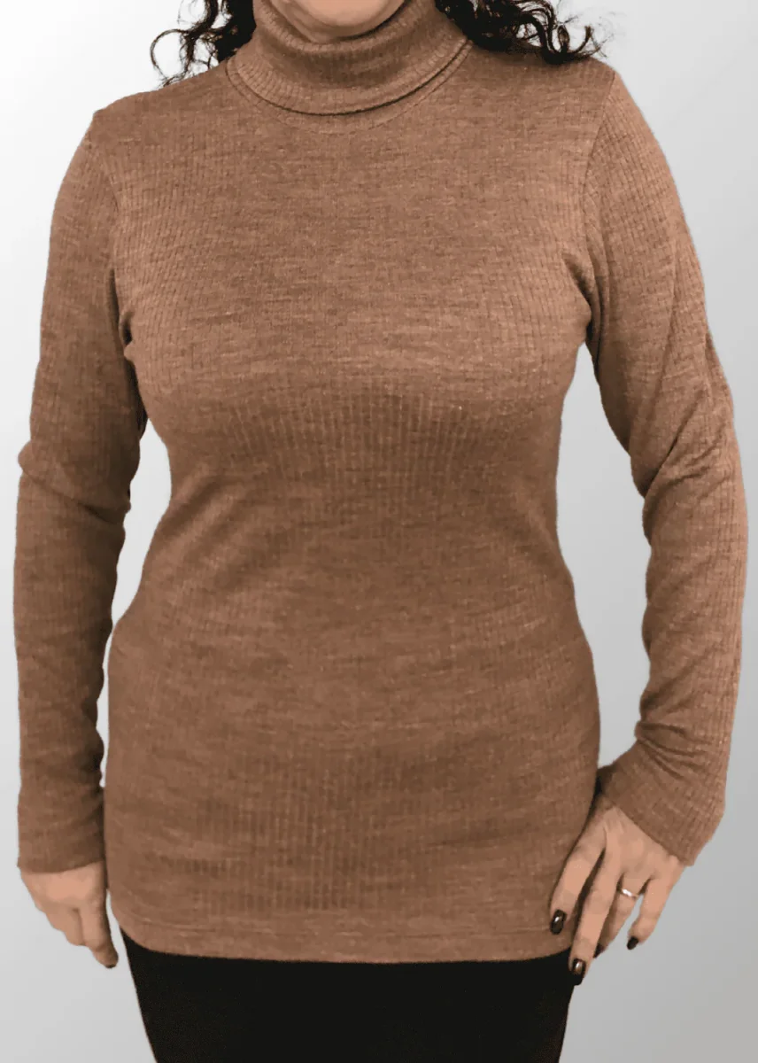 Maglia con lupetto Sophie in Modal Lana Cashmere - immagine 7