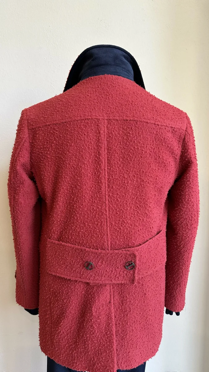 Cappotto doppiopetto Panno Casentino 100% lana Color 9 - immagine 3