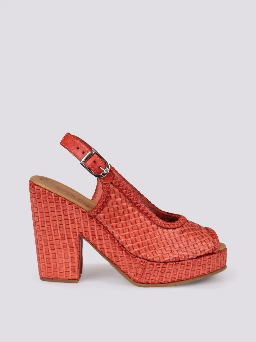 ZEPPA IN PELLE INTRECCIATA