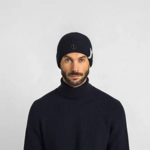 Cappello cuffia in lana - Blu Zero