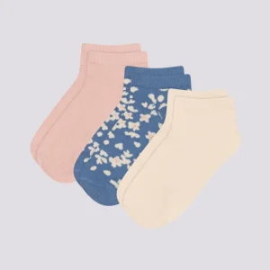 3 PAIA DI CALZINI BAMBINO IN COTONE A FIORI