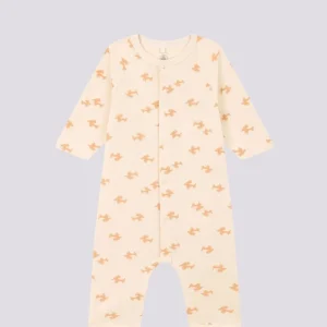 TUTINA LUNGA IN TESSUTO FELPATO LEGGERO PER BEBÈ