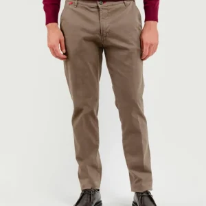 PANTALONE IN COTONE FANGO