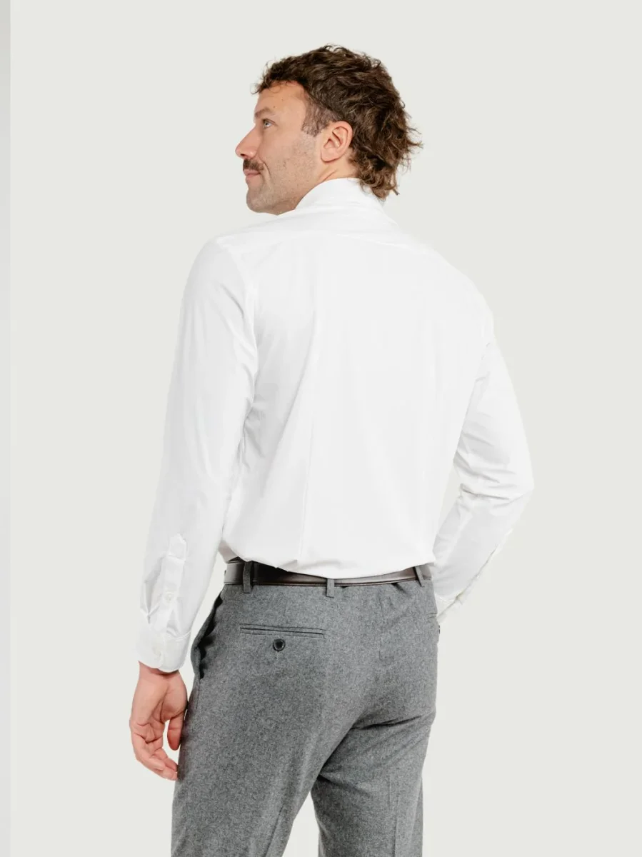 CAMICIA NO STIRO BIANCA - immagine 4