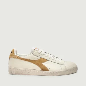 SNEAKERS GAME L LOW WAXED BIANCO BEIGE