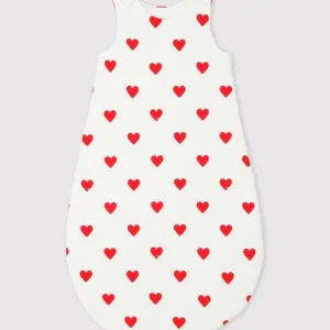 Sacco nanna bianco con stampa a cuori tog 2  in cotone