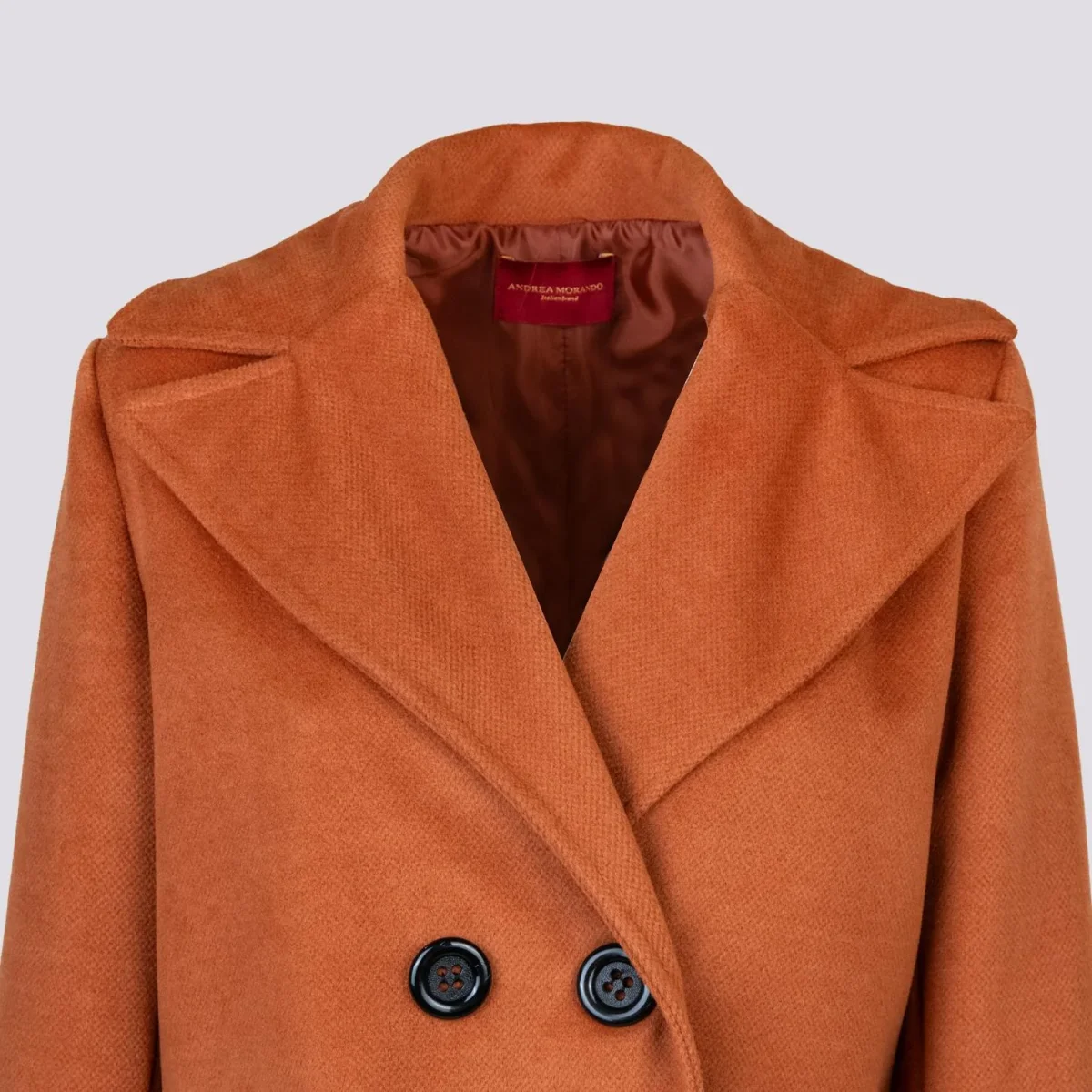 PEACOAT DOPPIOPETTO OVERSIZE MATTONE - immagine 6