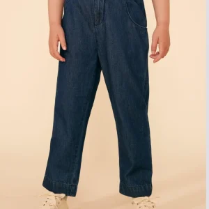 PANTALONI DRITTI IN DENIM LEGGERO BAMBINA