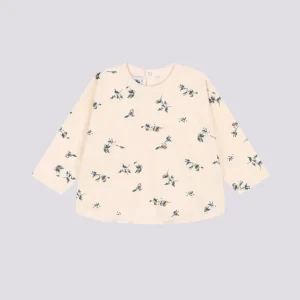 MAGLIA A MANICHE LUNGHE IN JERSEY STAMPATO