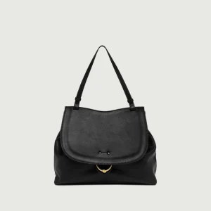 BORSA MARLENE IN PELLE NERA