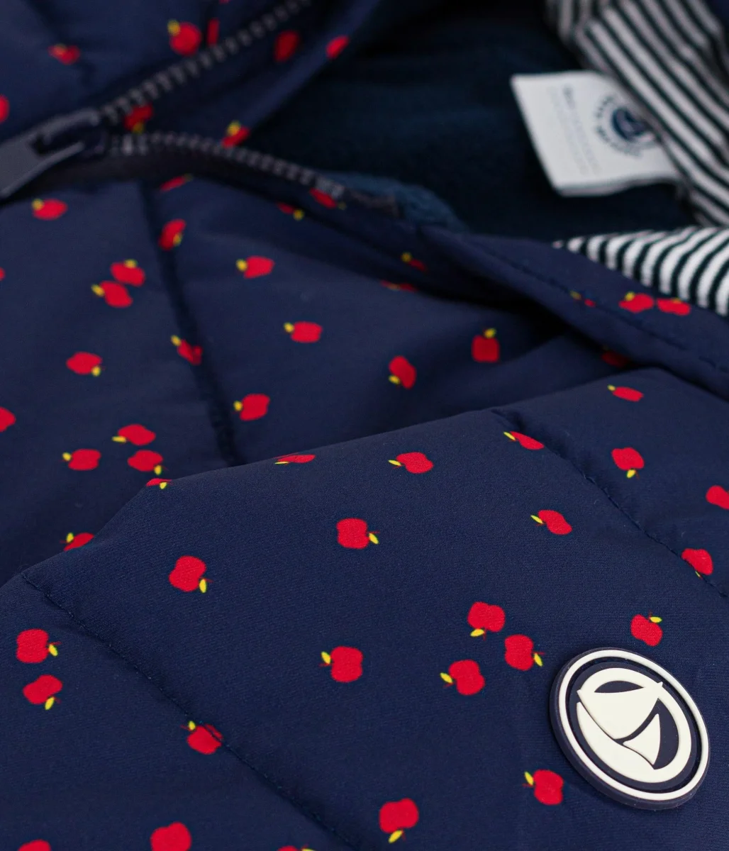 PIUMINO BLU STAMPA MELE - immagine 5