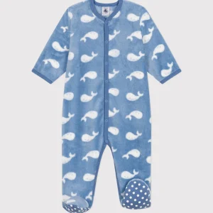 Tutina pigiama in pile balene