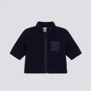 GIACCA IN SHERPA BLU