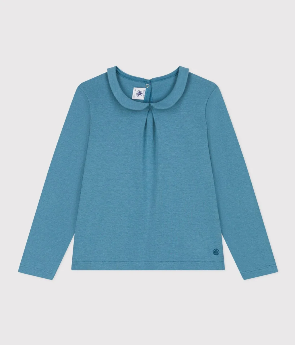 BLUSA IN COTONE BAMBINA - immagine 4