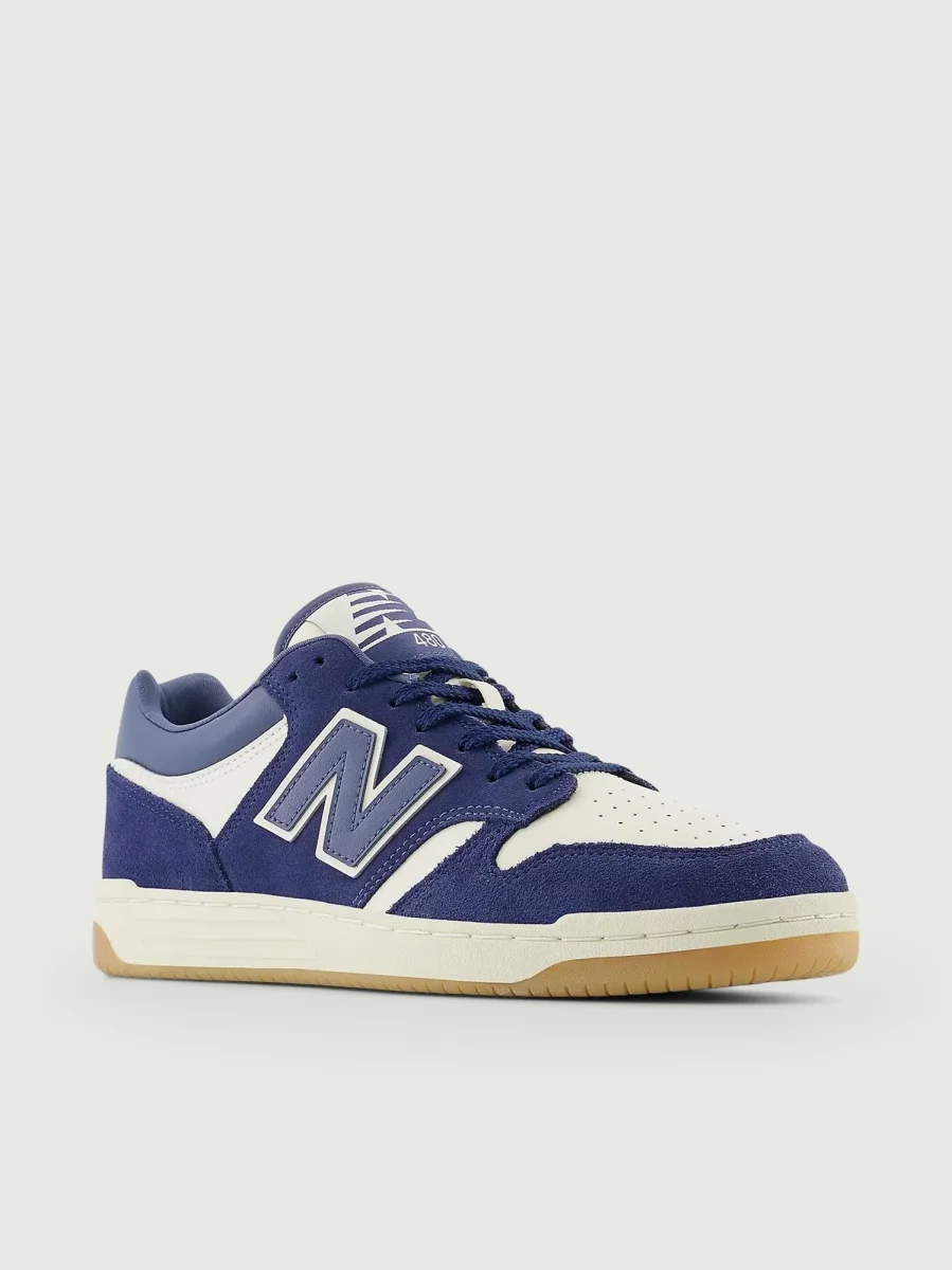 Sneaker NEW BALANCE 480 Bianco NAVY - immagine 3