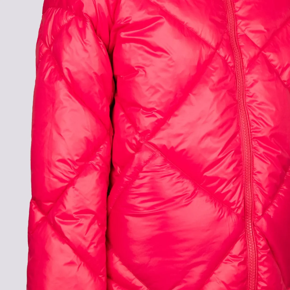 PIUMINO CORTO IN NYLON LEGGERO FUCSIA - immagine 4