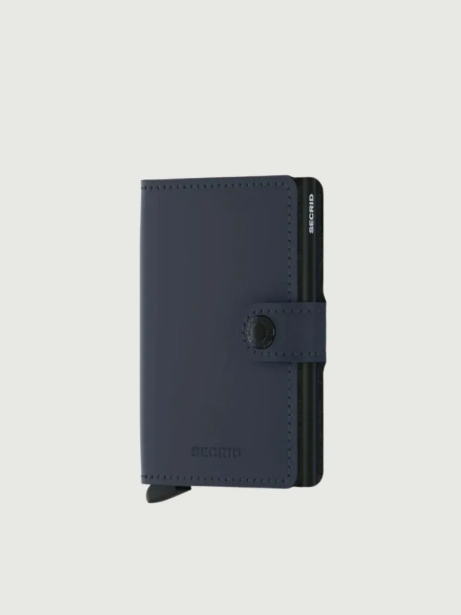 MINIWALLET MATTE BLU