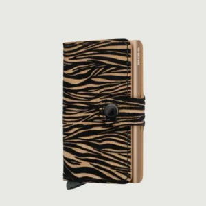 MINIWALLET ZEBRA BEIGE