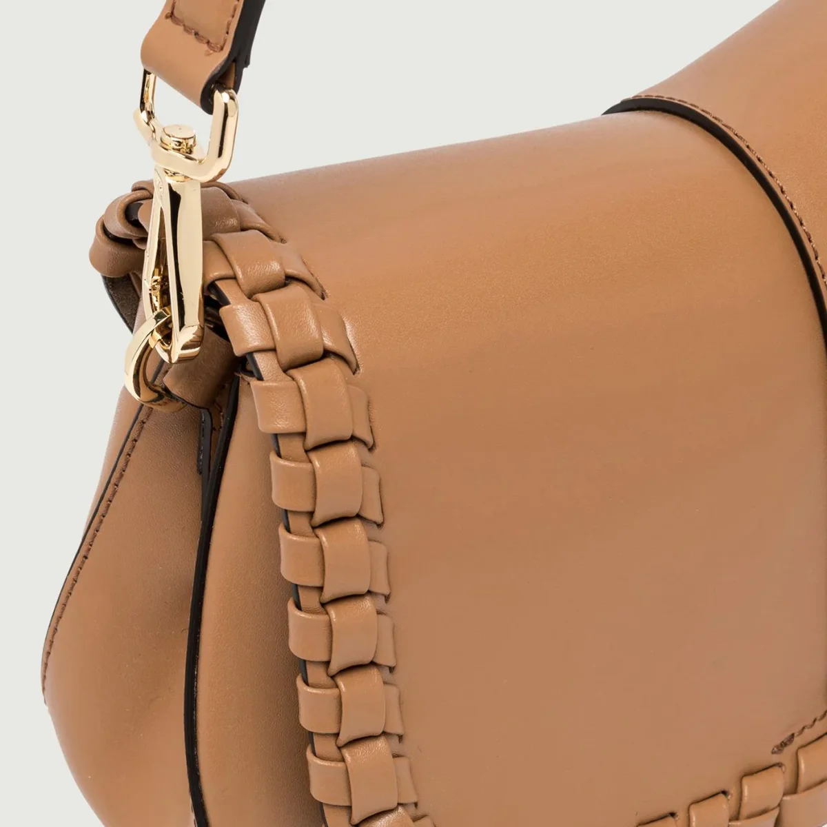 Borsa a spalla Helena Round special in pelle cuoio - immagine 6