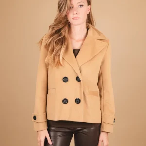 PEACOAT DOPPIOPETTO OVERSIZE CAMMELLO
